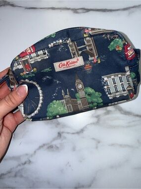 Cath Kidston Navy London Icons Toiletry Pouch